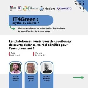 Webinaire IT4Green covoiturage